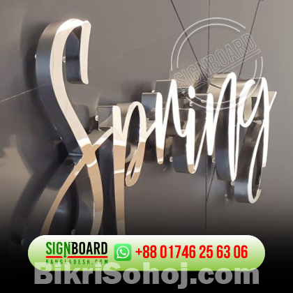 Professional Stainless Steel Sign Board Manufacturer